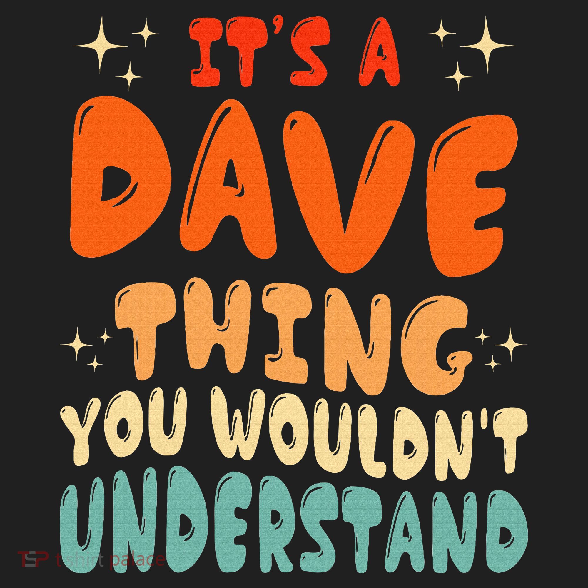 It's A Dave Thing You Wouldn't Understand Retro Groovy 80's  Beanie