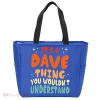It's A Dave Thing You Wouldn't Understand Retro Groovy 80's  Tote Bag thumb 0