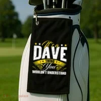 ItS A Dave Thing Golf Towel thumb 2