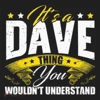 ItS A Dave Thing Golf Towel thumb 3