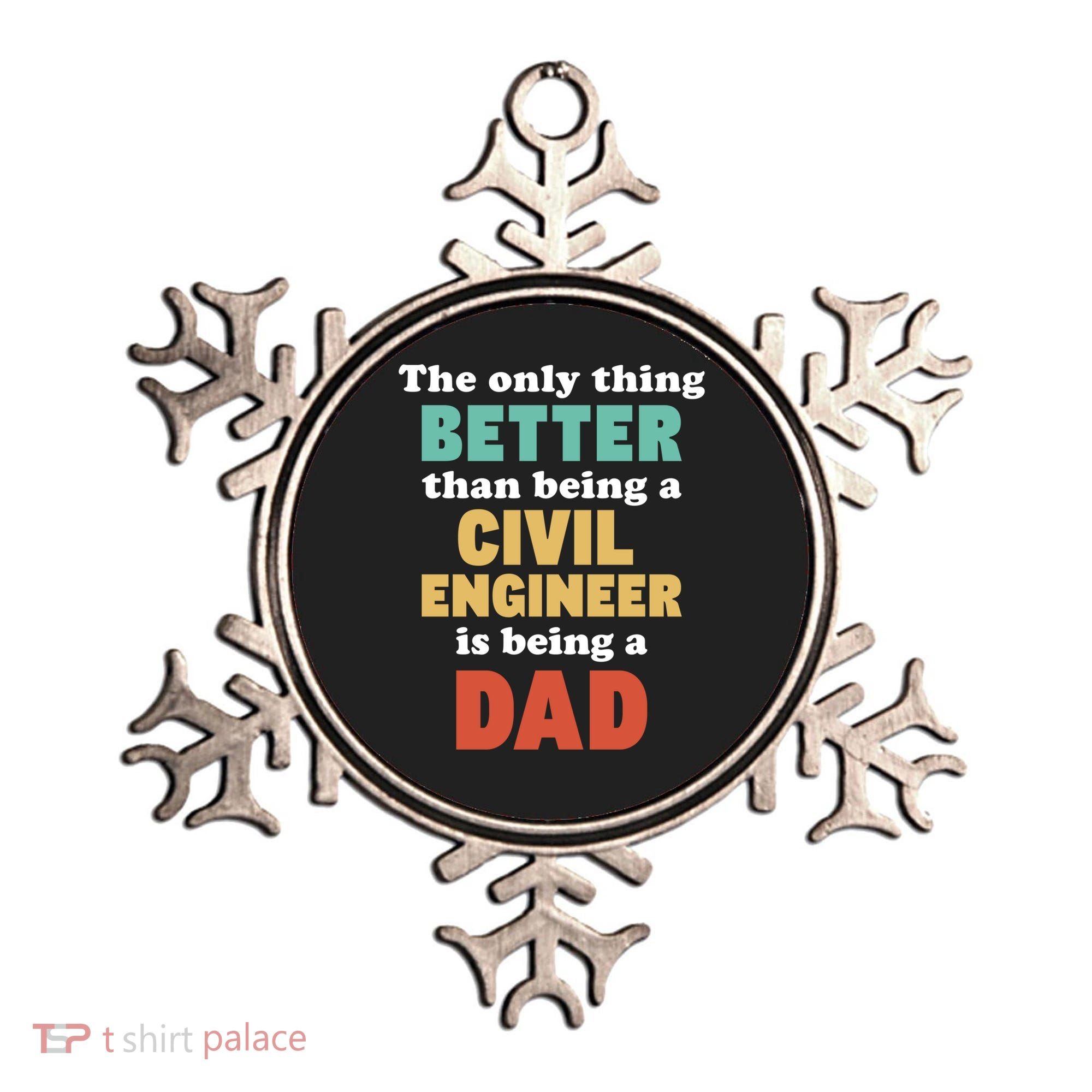 I'm A Dad And Civil Engineer Funny Fatherhood Funny Dad Cute Gift Ornament