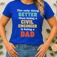 I'm A Dad And Civil Engineer Funny Fatherhood Funny Dad Cute Gift Women's T-Shirt thumb 2