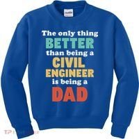 I'm A Dad And Civil Engineer Funny Fatherhood Funny Dad Cute Gift Kids Sweatshirt thumb 0