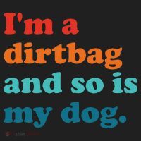 Im A Dirtbag And So Is Dog Funny Retro Apparel Beanie thumb 2