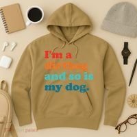 Im A Dirtbag And So Is Dog Funny Retro Apparel Hoodie thumb 3