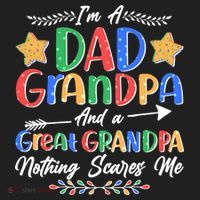 Im A Dad Grandpa And A Great Grandpa Nothing Scares Me Beanie thumb 2
