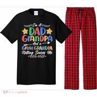 Im A Dad Grandpa And A Great Grandpa Nothing Scares Me Pajama Set thumb 0