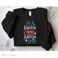 IM Amelia Doing Amelia Things Cute Sweatshirt thumb 2