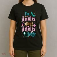 IM Amelia Doing Amelia Things Cute T-Shirt thumb 4