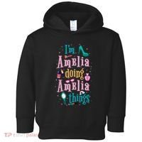 IM Amelia Doing Amelia Things Cute Toddler Hoodie thumb 0