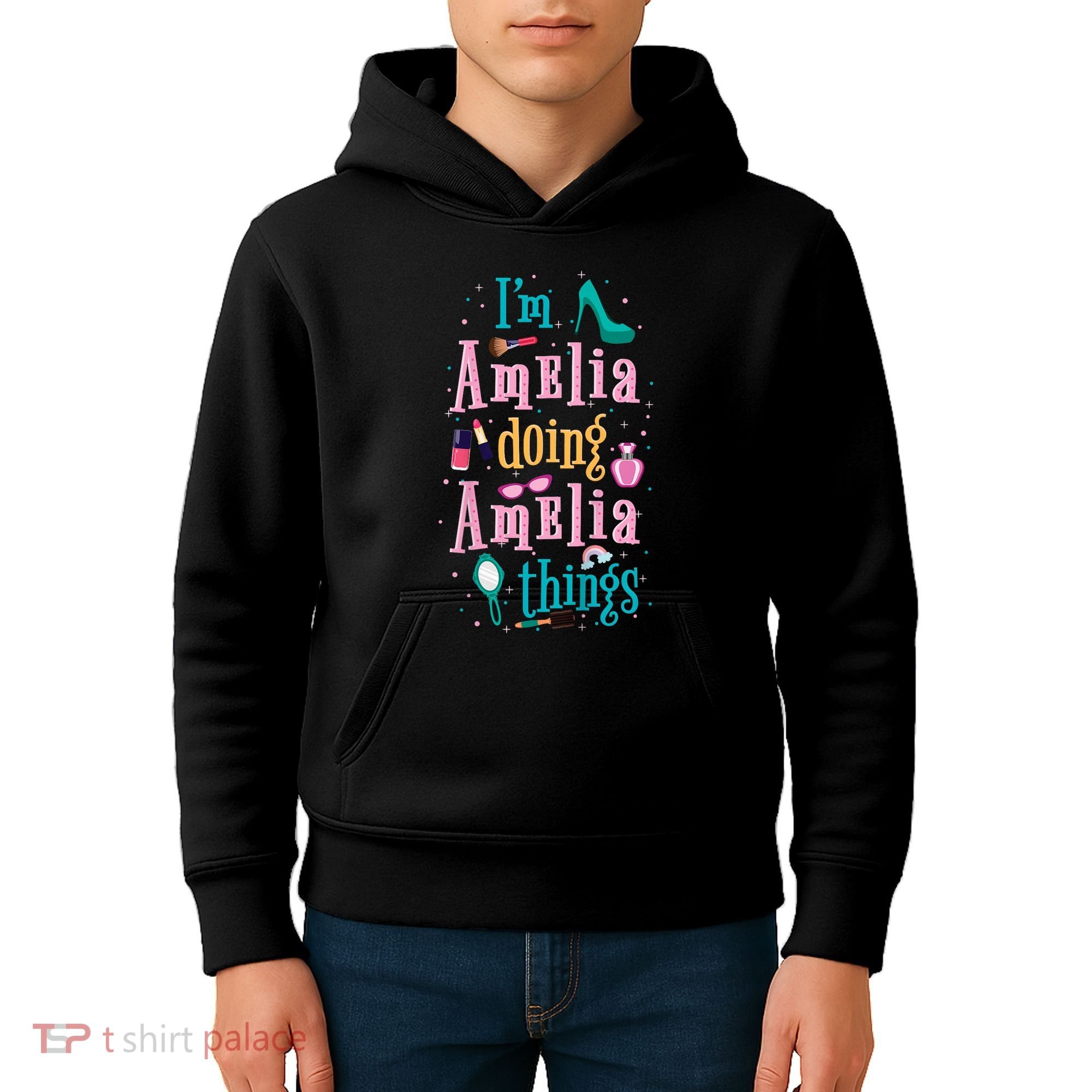 IM Amelia Doing Amelia Things Cute Kids Hoodie