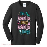 IM Amelia Doing Amelia Things Cute Kids Long Sleeve Shirt thumb 0