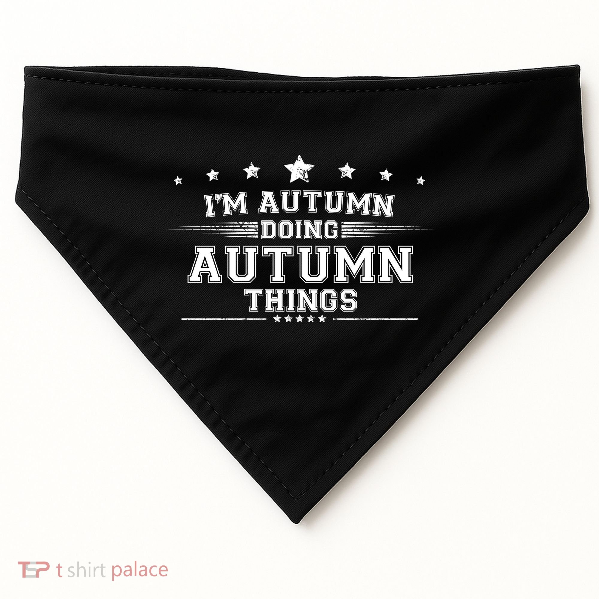 Im Autumn Doing Autumn Things USA-Made Doggie Bandana