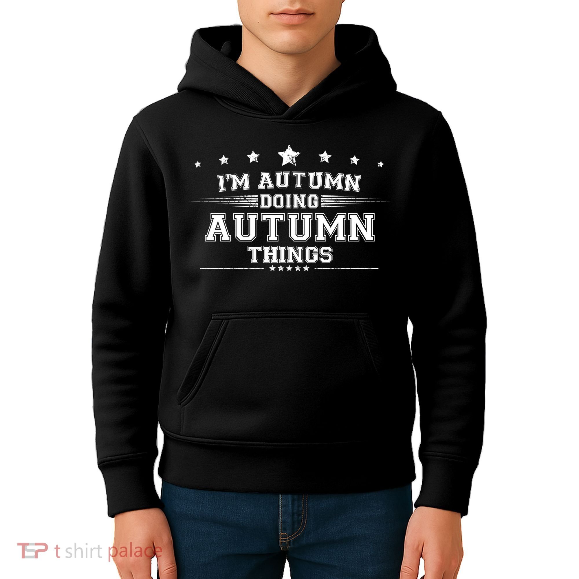 Im Autumn Doing Autumn Things Kids Hoodie