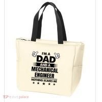 Im A Dad And A Mechanical Engineer Nothing Scares Me Gift Tote Bag thumb 3