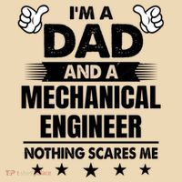 Im A Dad And A Mechanical Engineer Nothing Scares Me Gift Tote Bag thumb 4