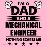 Im A Dad And A Mechanical Engineer Nothing Scares Me Gift Coaster thumb 2