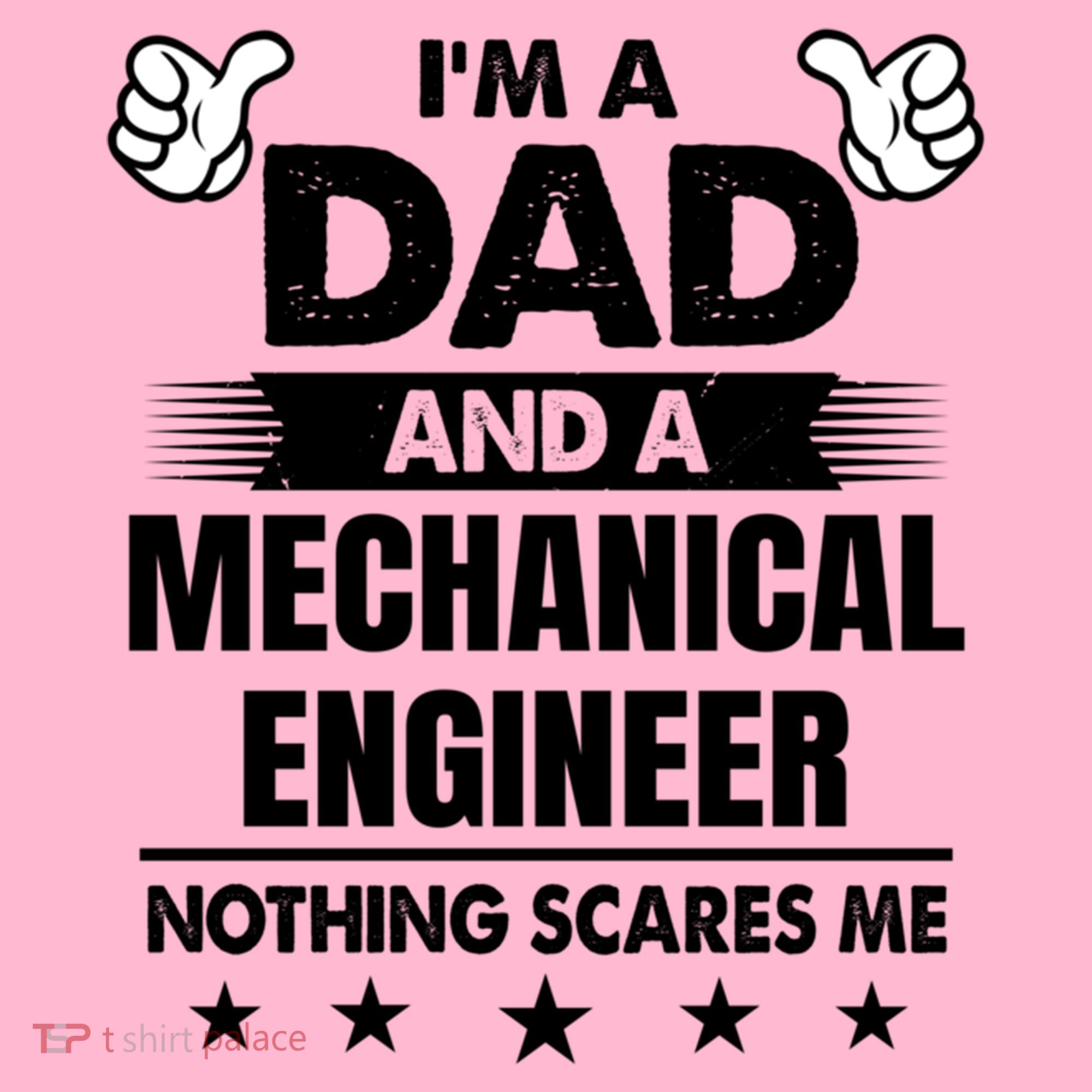 Im A Dad And A Mechanical Engineer Nothing Scares Me Gift Coaster