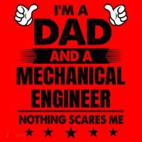 Im A Dad And A Mechanical Engineer Nothing Scares Me Gift Santa Hat thumb 1