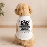 Im A Dad And A Mechanical Engineer Nothing Scares Me Gift Doggie Tank thumb 2