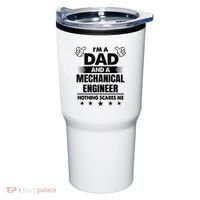 Im A Dad And A Mechanical Engineer Nothing Scares Me Gift Tumbler thumb 0