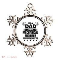 Im A Dad And A Mechanical Engineer Nothing Scares Me Gift Ornament thumb 0