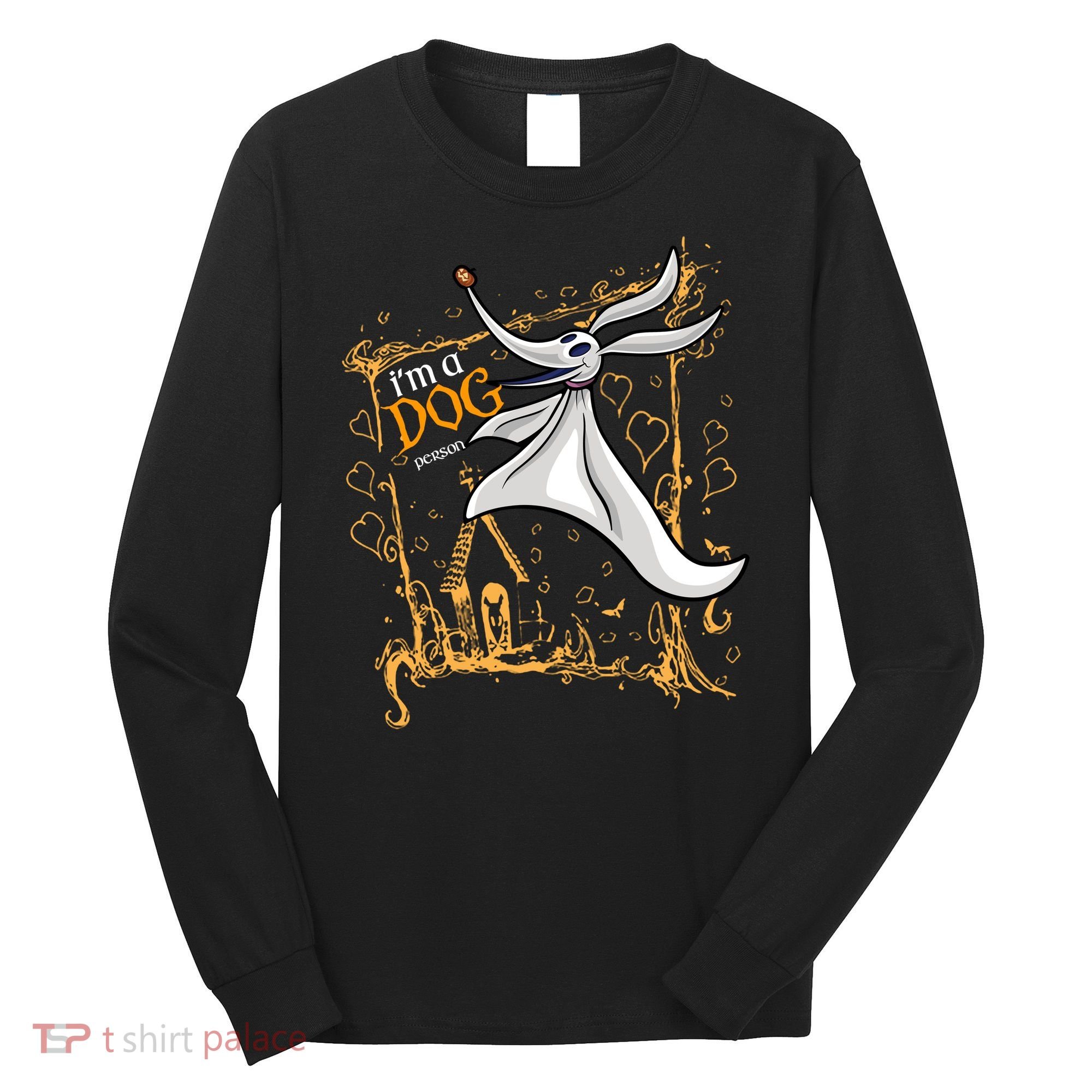 I’M A Dog Person Halloween Dog Zero Dog Nightmare Long Sleeve Shirt