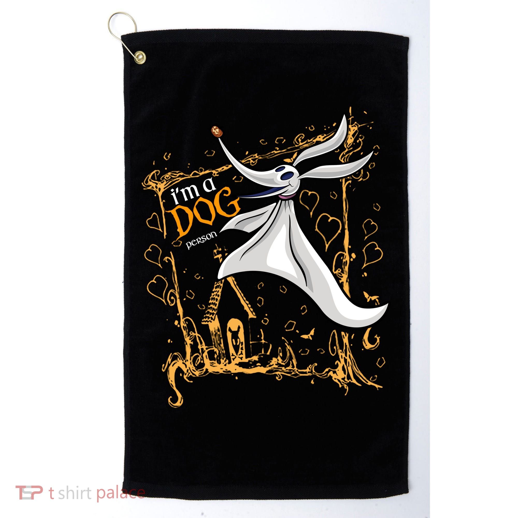 I’M A Dog Person Halloween Dog Zero Dog Nightmare Golf Towel