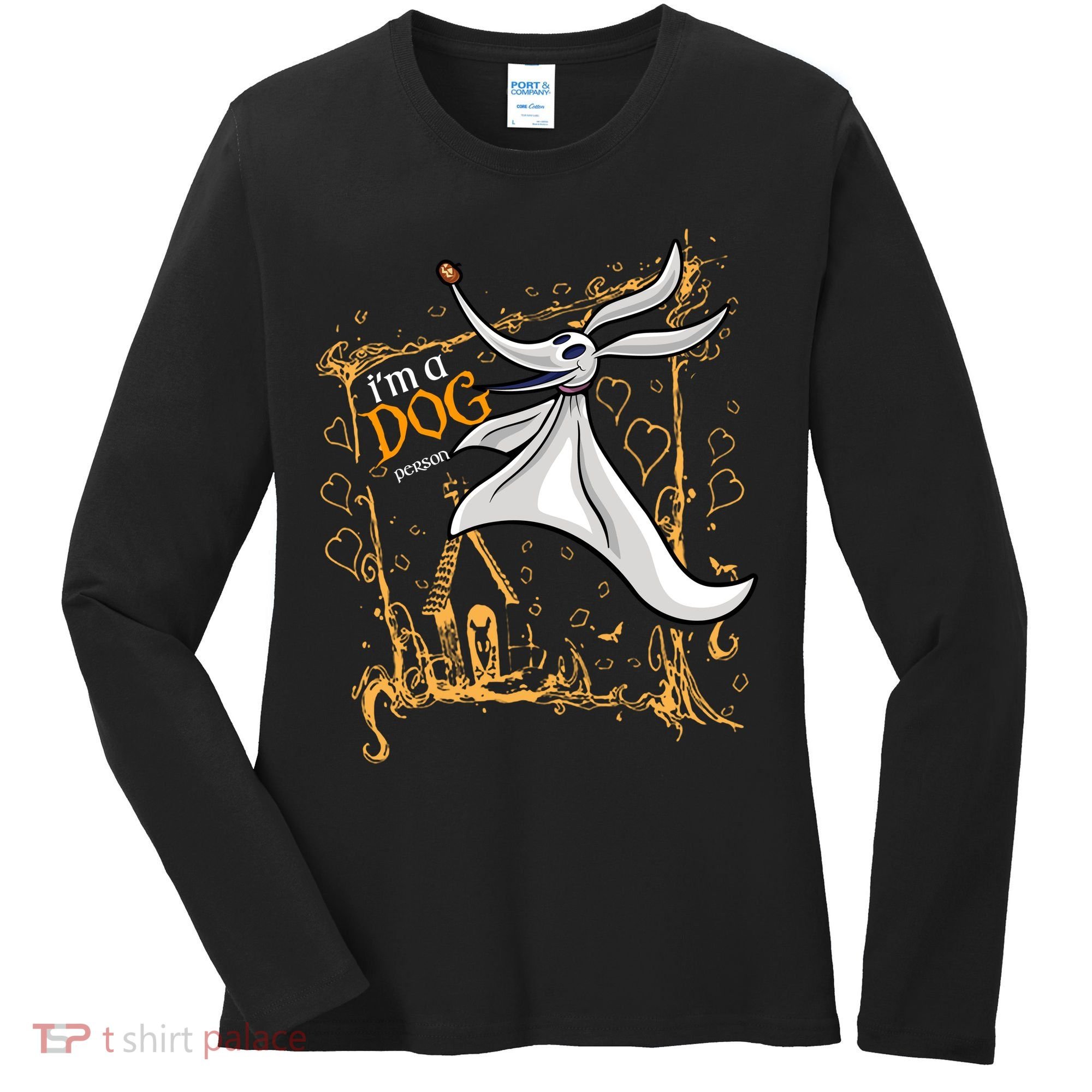 I’M A Dog Person Halloween Dog Zero Dog Nightmare Women's Long Sleeve Shirt