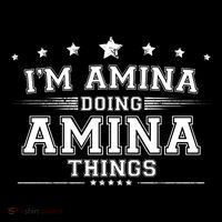 Im Amina Doing Amina Things Kids Long Sleeve Shirt thumb 2