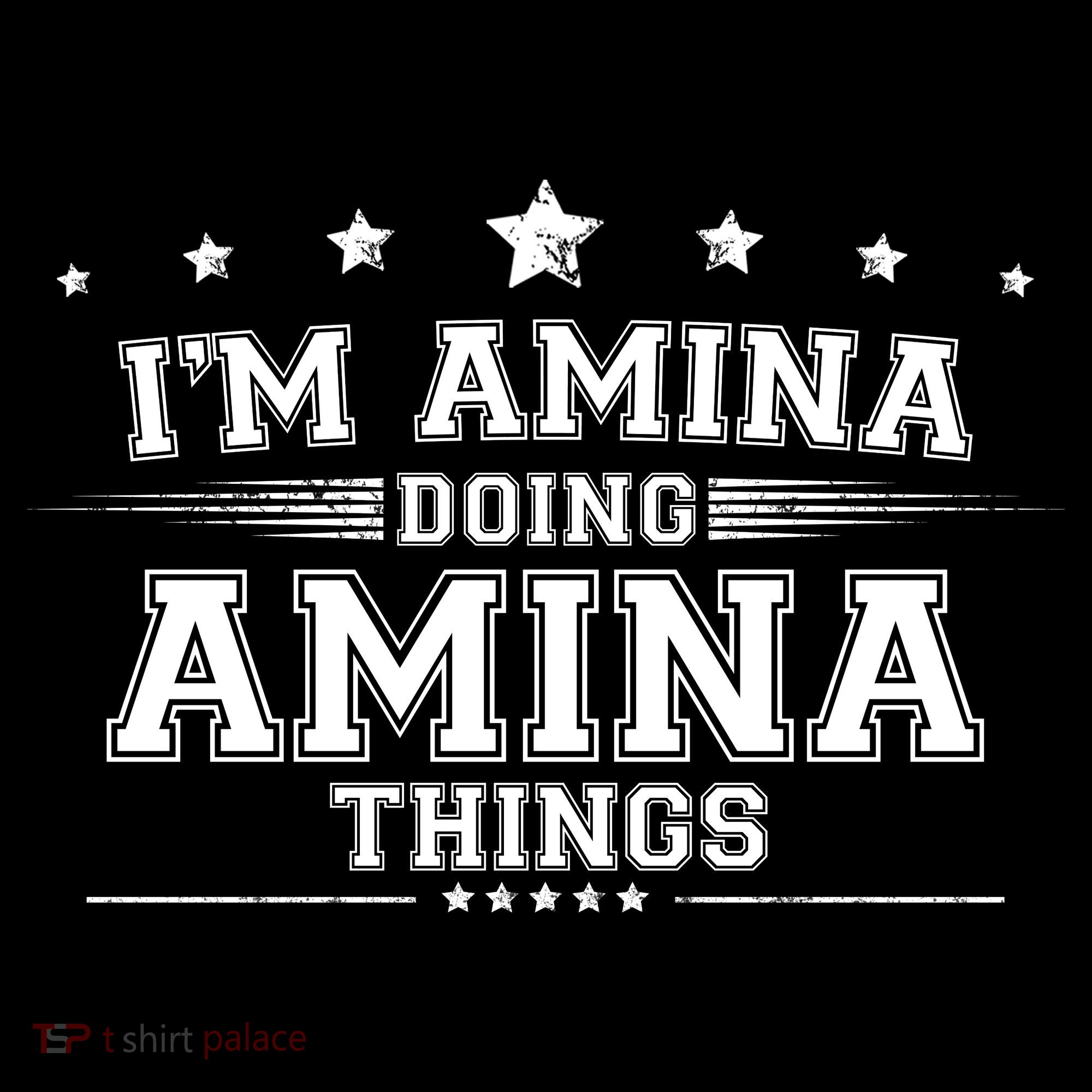 Im Amina Doing Amina Things Kids Long Sleeve Shirt