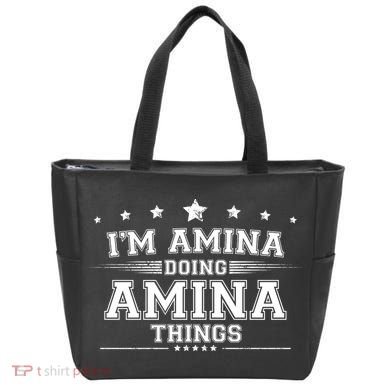Im Amina Doing Amina Things Tote Bag