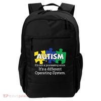 It's A Different Operating System Autism Awareness, Autism Puzzle Backpack thumb 0