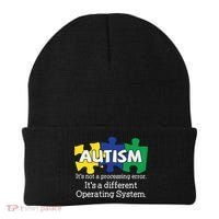 It's A Different Operating System Autism Awareness, Autism Puzzle Beanie thumb 0