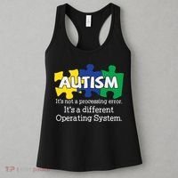 It's A Different Operating System Autism Awareness, Autism Puzzle Women's Tank Top thumb 3