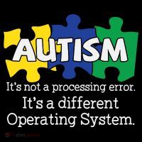 It's A Different Operating System Autism Awareness, Autism Puzzle Kids Sweatshirt thumb 2