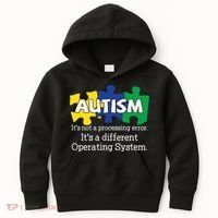 It's A Different Operating System Autism Awareness, Autism Puzzle Kids Hoodie thumb 0