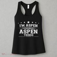 Im Aspen Doing Aspen Things Women's Tank Top thumb 3