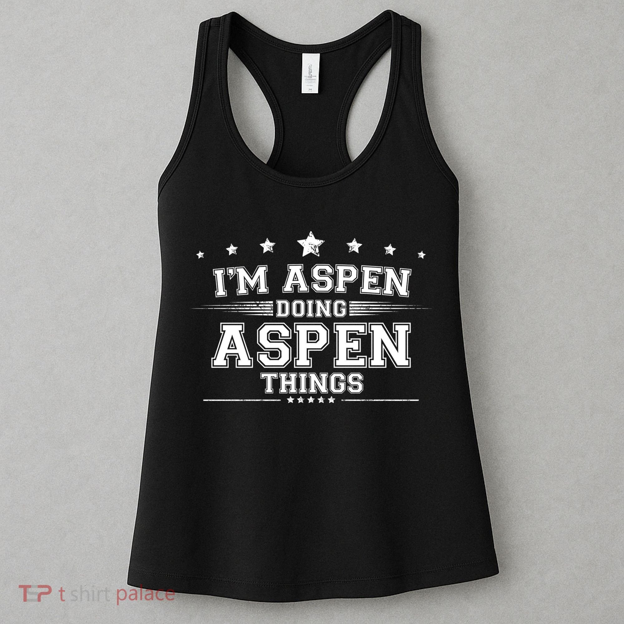 Im Aspen Doing Aspen Things Women's Tank Top