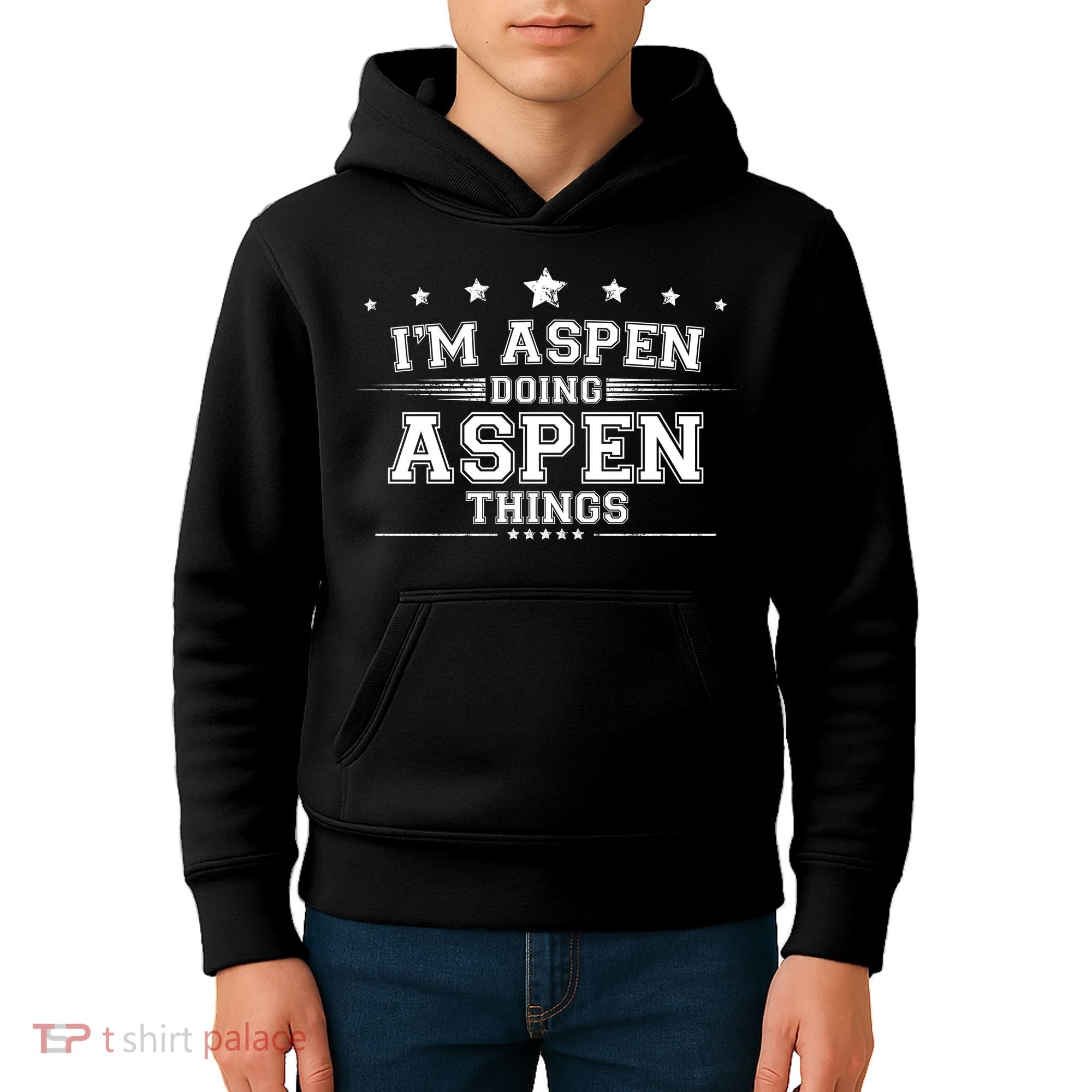 Im Aspen Doing Aspen Things Kids Hoodie