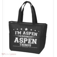 Im Aspen Doing Aspen Things Tote Bag thumb 3