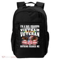 Im A Dad Grandpa And Vietnam Veteran Nothing Scares Me Backpack thumb 0