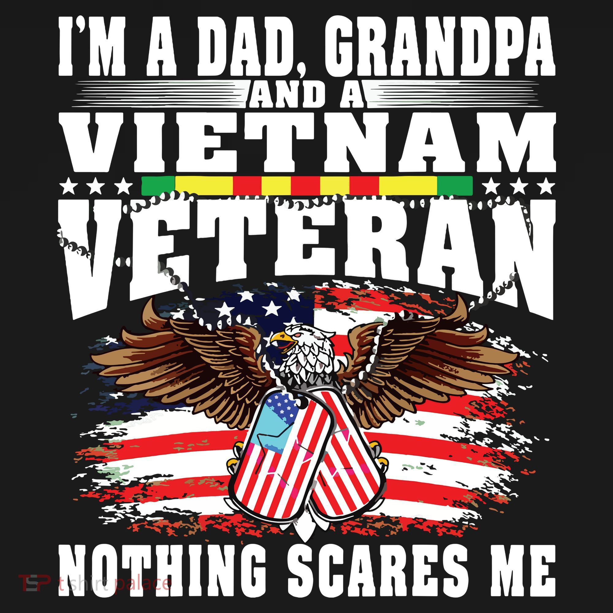Im A Dad Grandpa And Vietnam Veteran Nothing Scares Me Women's Hoodie