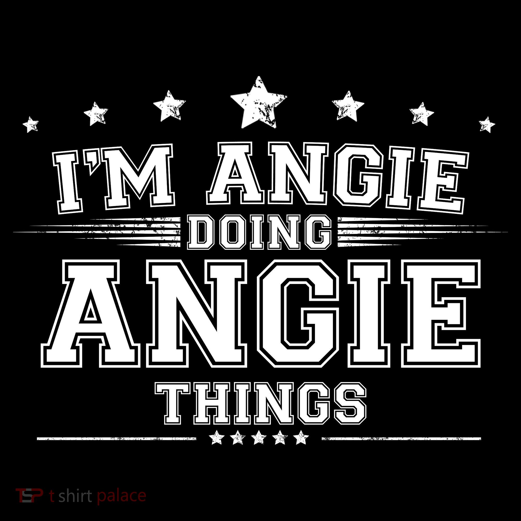 Im Angie Doing Angie Things Kids Sweatshirt