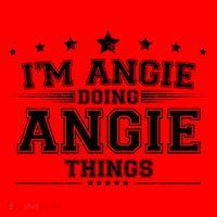 Im Angie Doing Angie Things Santa Hat thumb 1