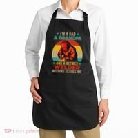 IM A Dad A Grandpa And A Retired Welder FatherS Day Job Apron thumb 2
