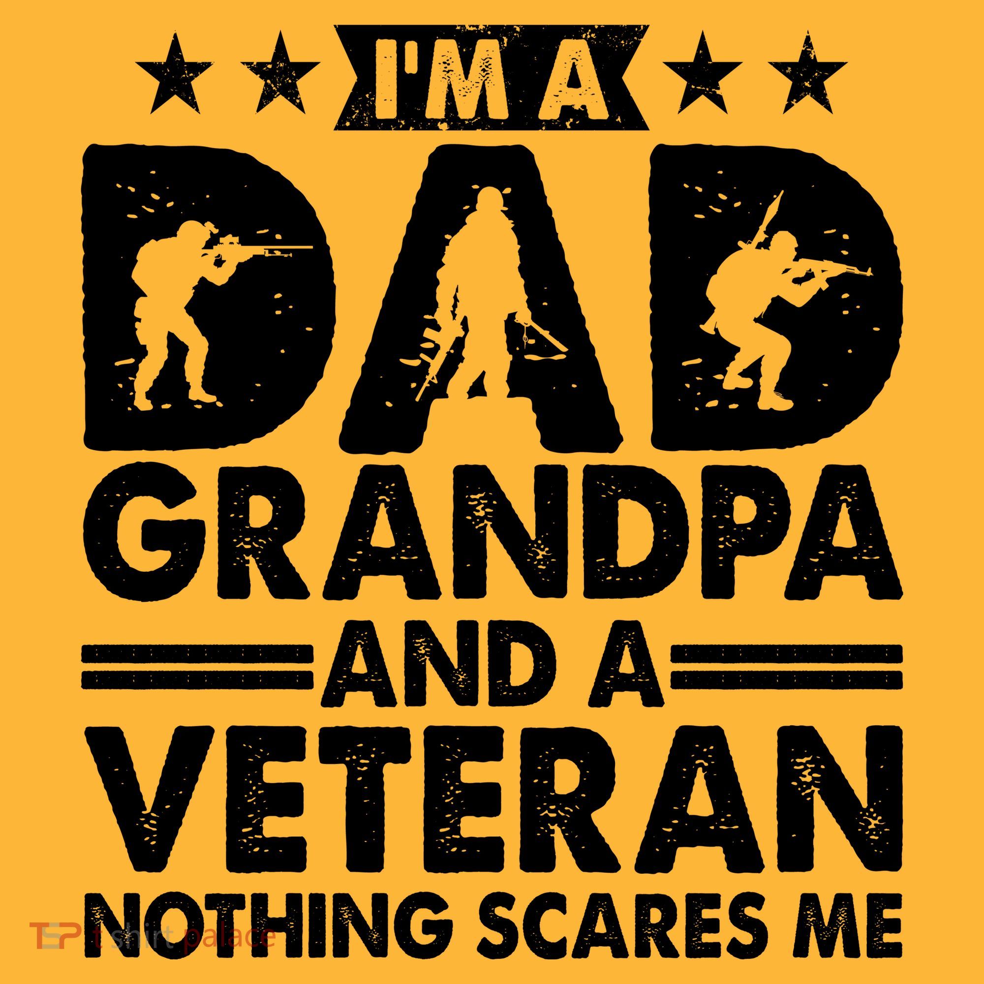 I'm A Dad Grandpa And A Veteran Nothing Scares Me Mousepad