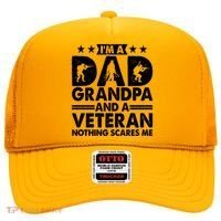 I'm A Dad Grandpa And A Veteran Nothing Scares Me Hat thumb 0