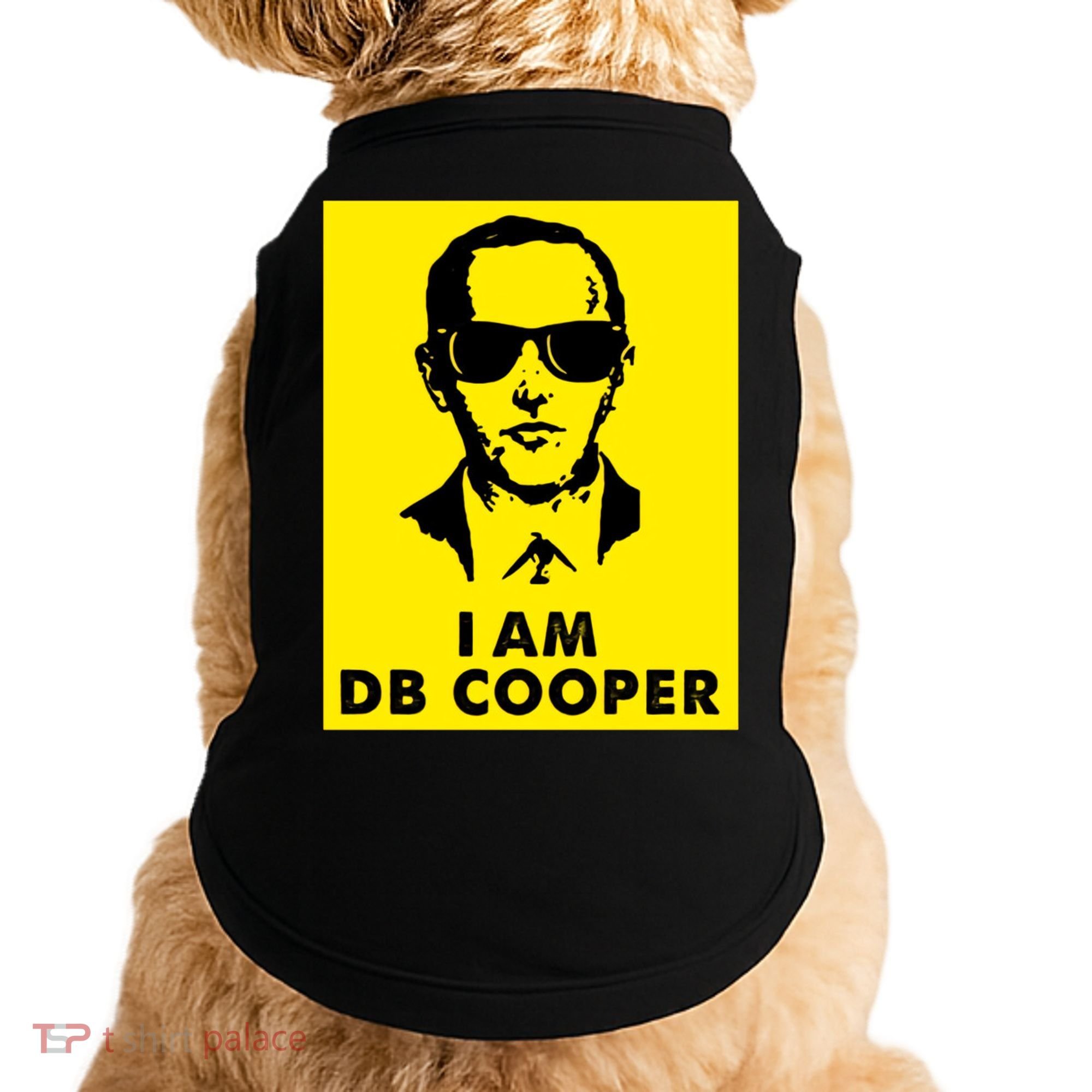 I Am D. B. Cooper Robber Thief Parachute Funny Doggie Tank