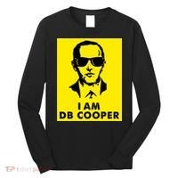 I Am D. B. Cooper Robber Thief Parachute Funny Long Sleeve Shirt thumb 0